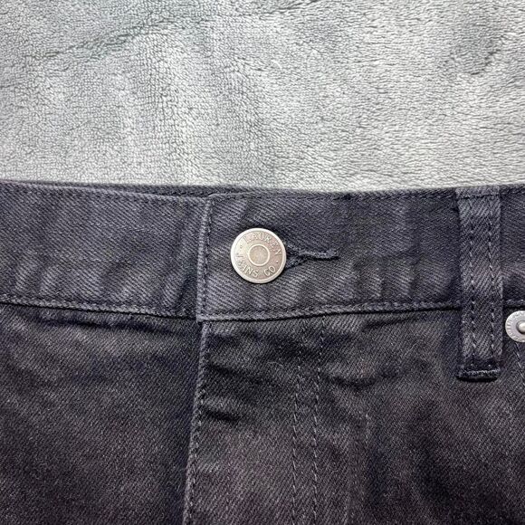 Vintage Y2K Lauren Ralph Lauren LRL Black Denim Midi A-Line Skirt Size 8 - Picture 4 of 8